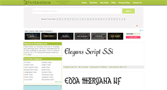 Desktop Screenshot of fontpalace.com